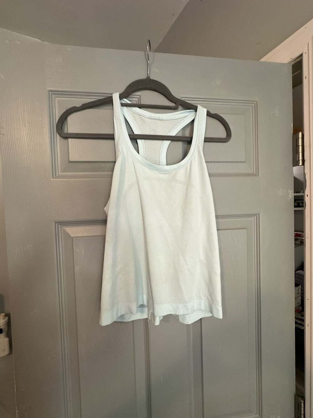 Lululemon Swiftly Tech Racerback Tank Top with 'Start Where You Are' Hem Detail